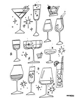Bubbles and Spirits Coloring Page
