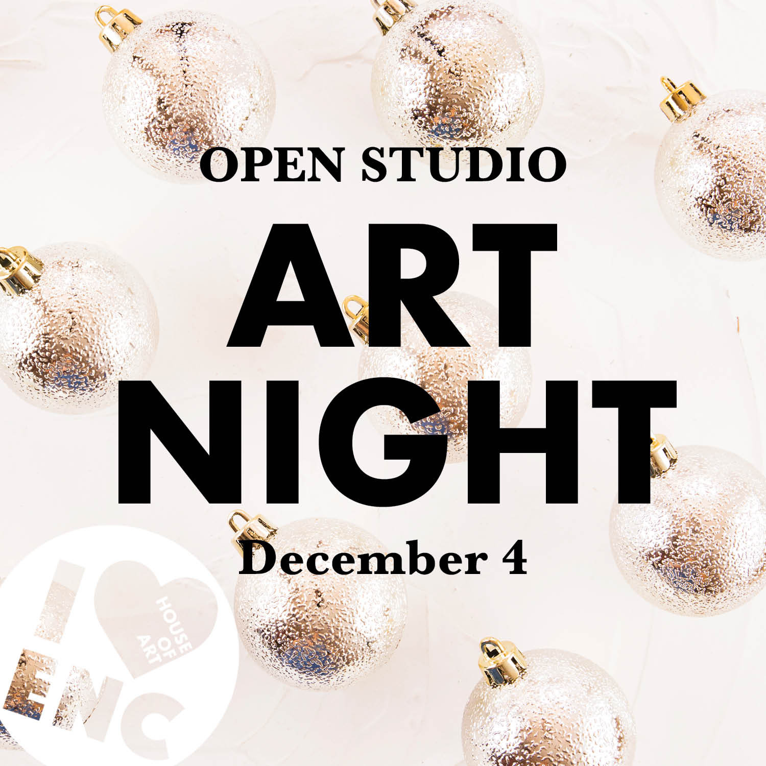 Open Studio - December 4 6:15pm - 8:15pm