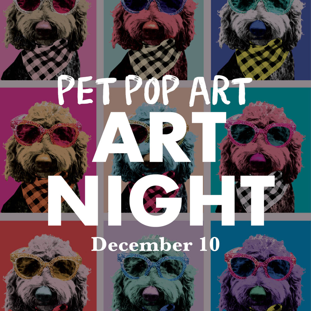 Pet Pop Art Gift Making Art Night - December 10