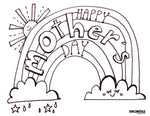 Mother's Day Coloring Page 1