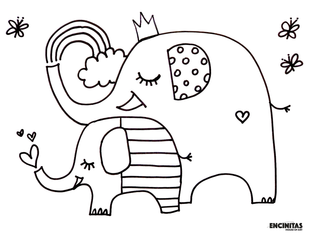 Mother's Day Coloring Page 2