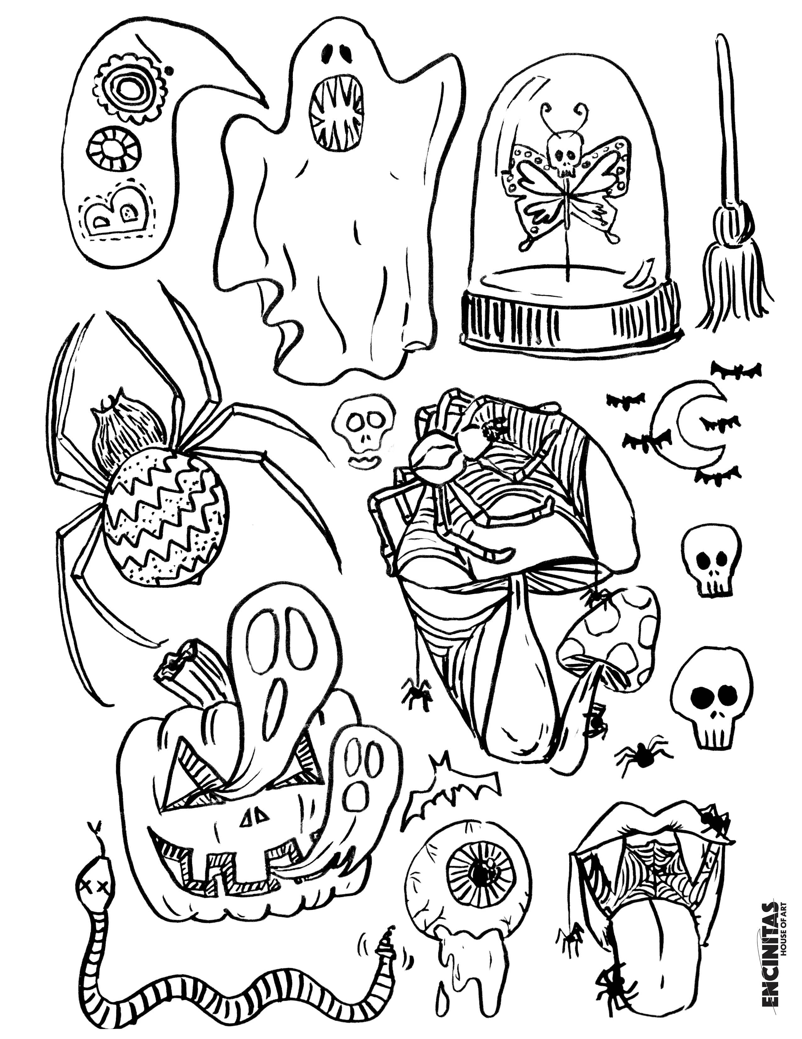 Halloween Coloring Page