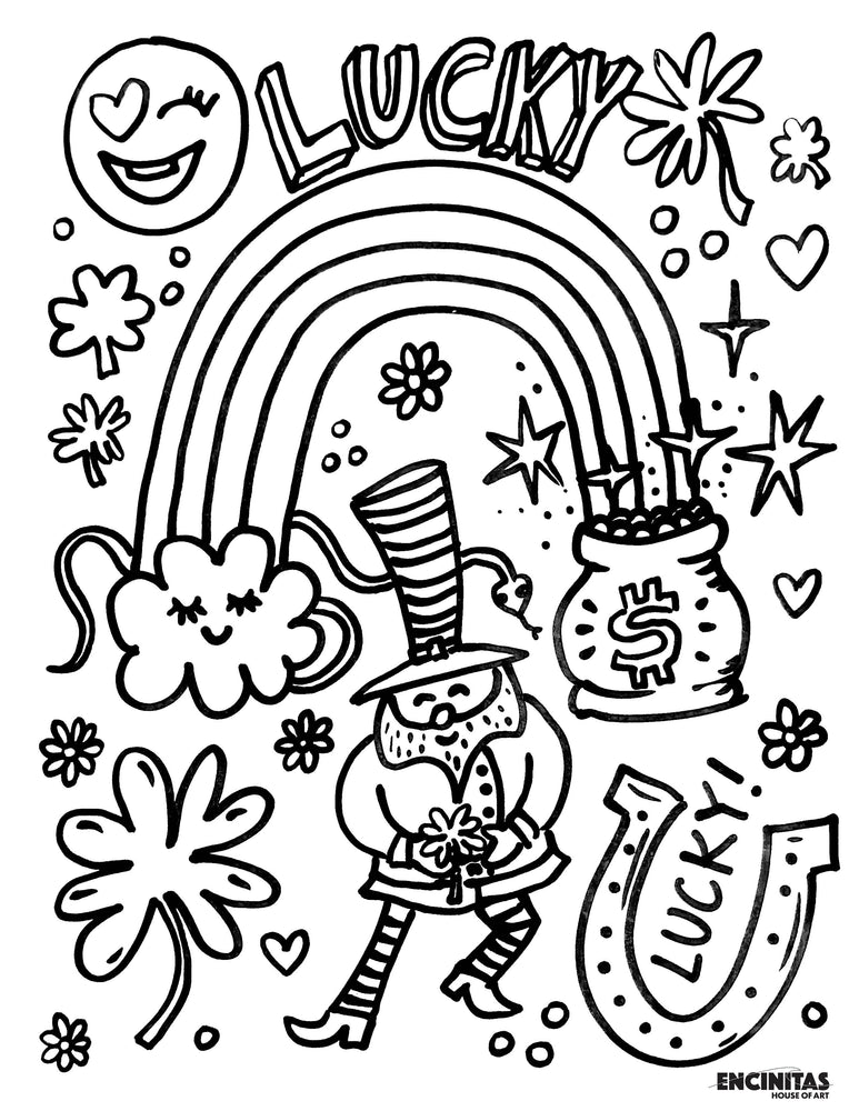 Saint Patrick's Day Coloring Page
