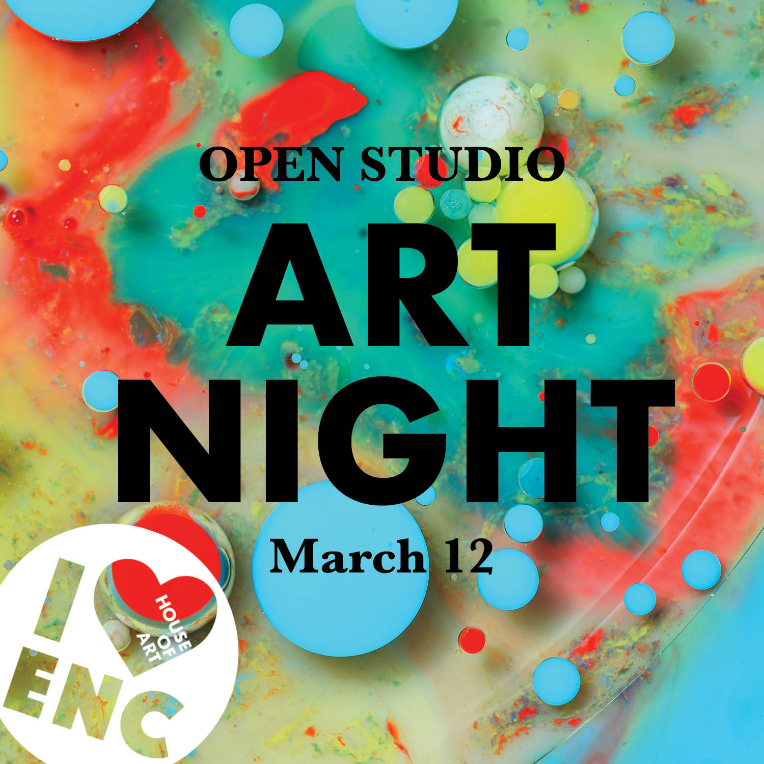 Open Studio - March 12 6:15pm - 8:15pm