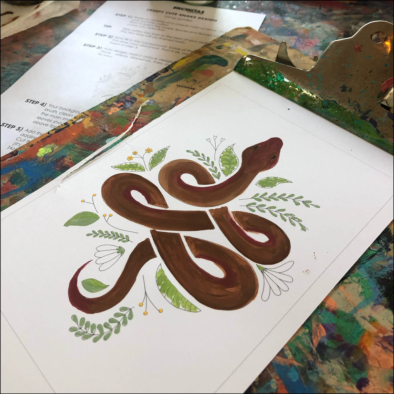 Self Expressive Snake Project + Instructions