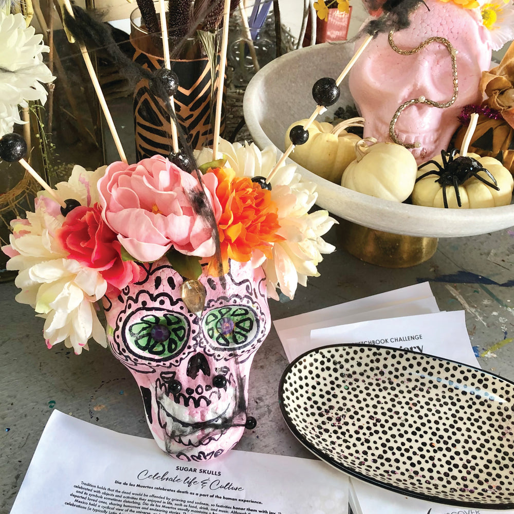 
            
                Load image into Gallery viewer, Art Workshop - DIY Dia De Los Muertos Sugar Skull Craft (September 29th 5:30-8pm)
            
        