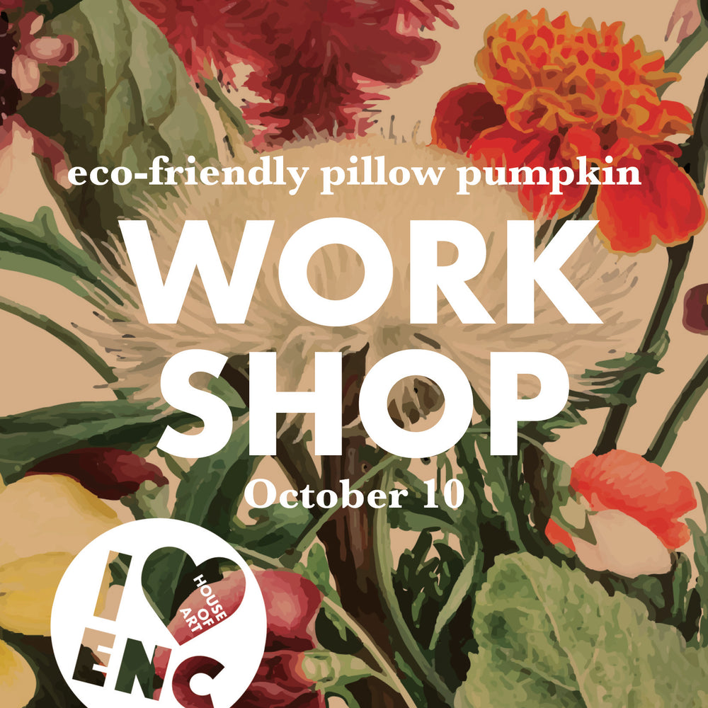 Art Workshop - Eco Friendly Pillow Pumpkins (October 10th 3:30pm-6pm)