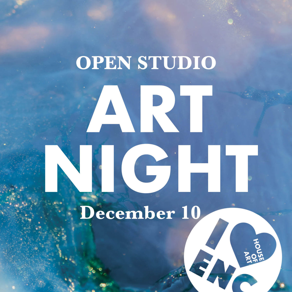 Open Studio -  December 10 6:15pm - 8:15pm