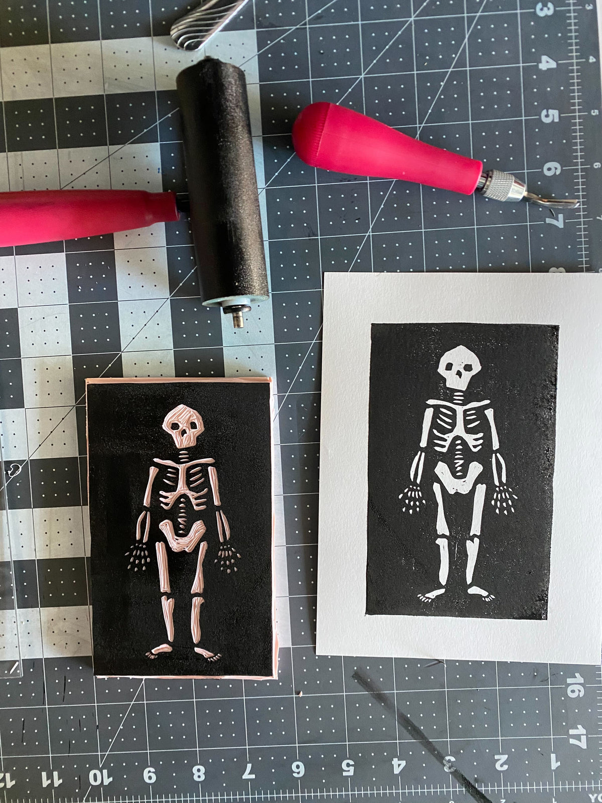 Linocut Workshop - October 28th 6:30pm - 8:30pm Open Studio