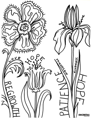 
            
                Load image into Gallery viewer, Encouragement Regrowth Coloring Page
            
        