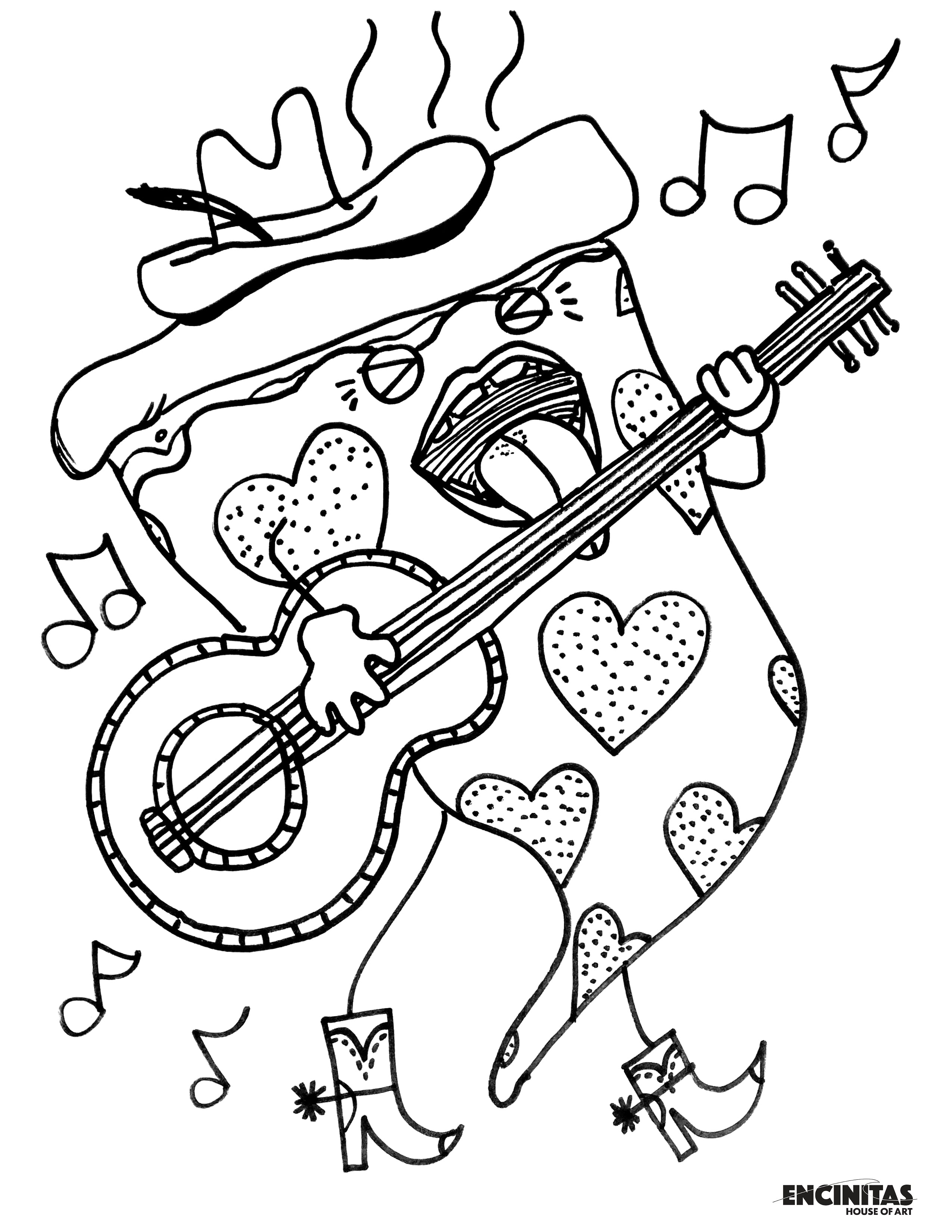 Valentine's Day Coloring Page