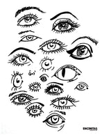 Funky Eyes Coloring Page