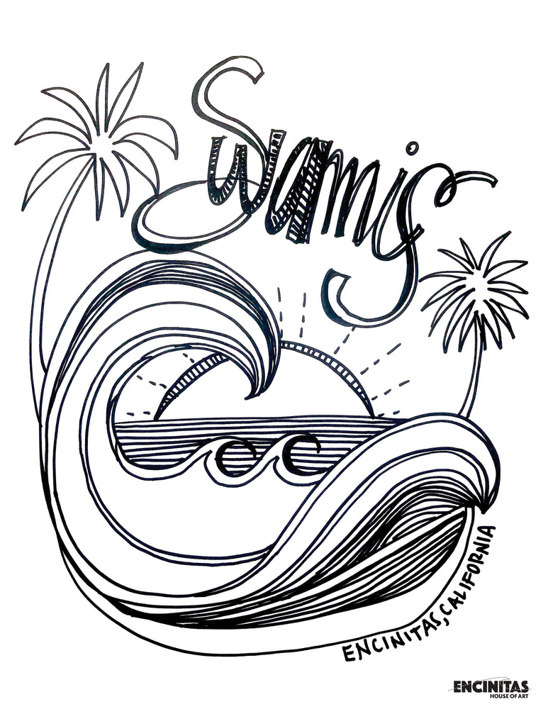 Swamis Coloring Page