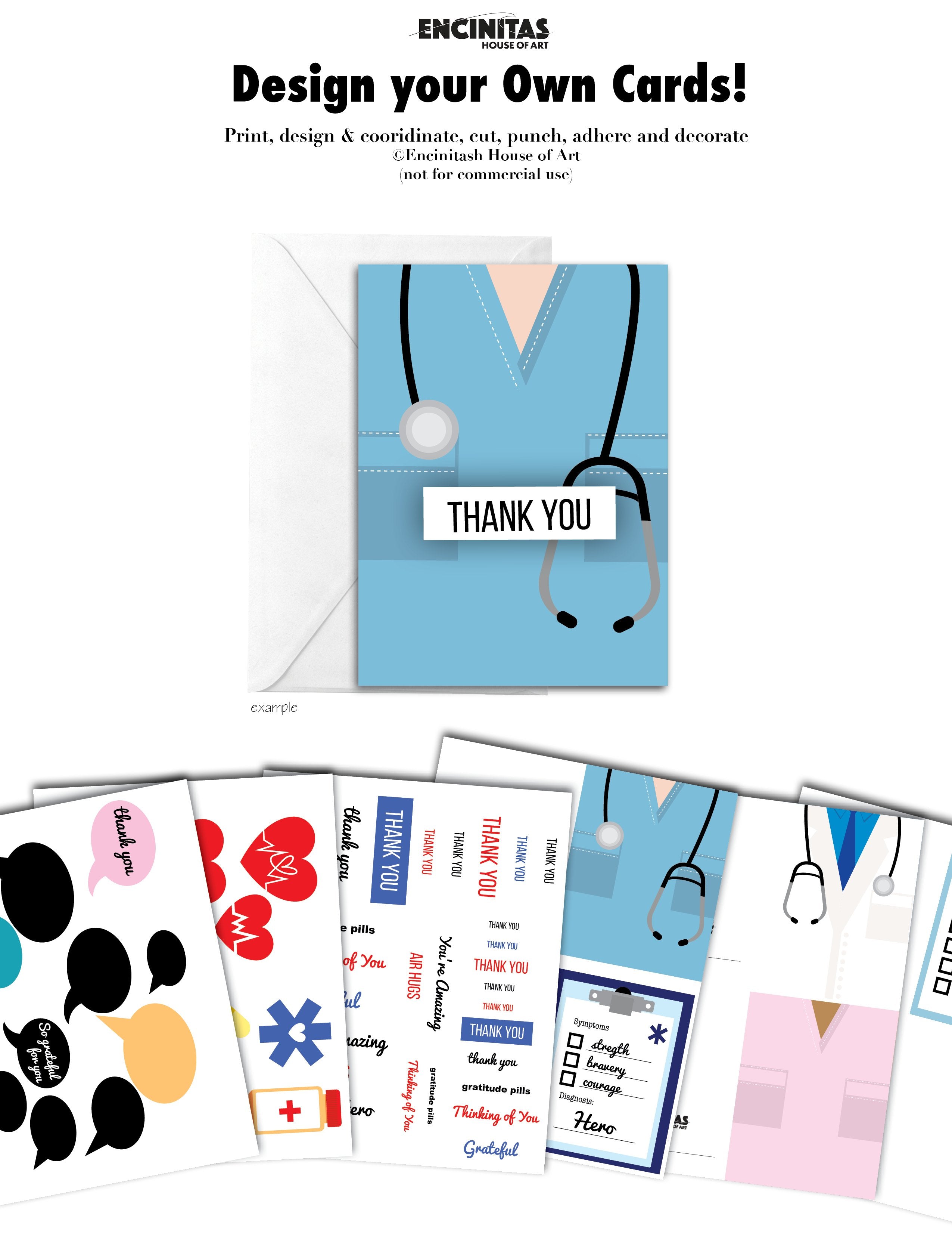 Card Making Kit - Our Medical Heroes