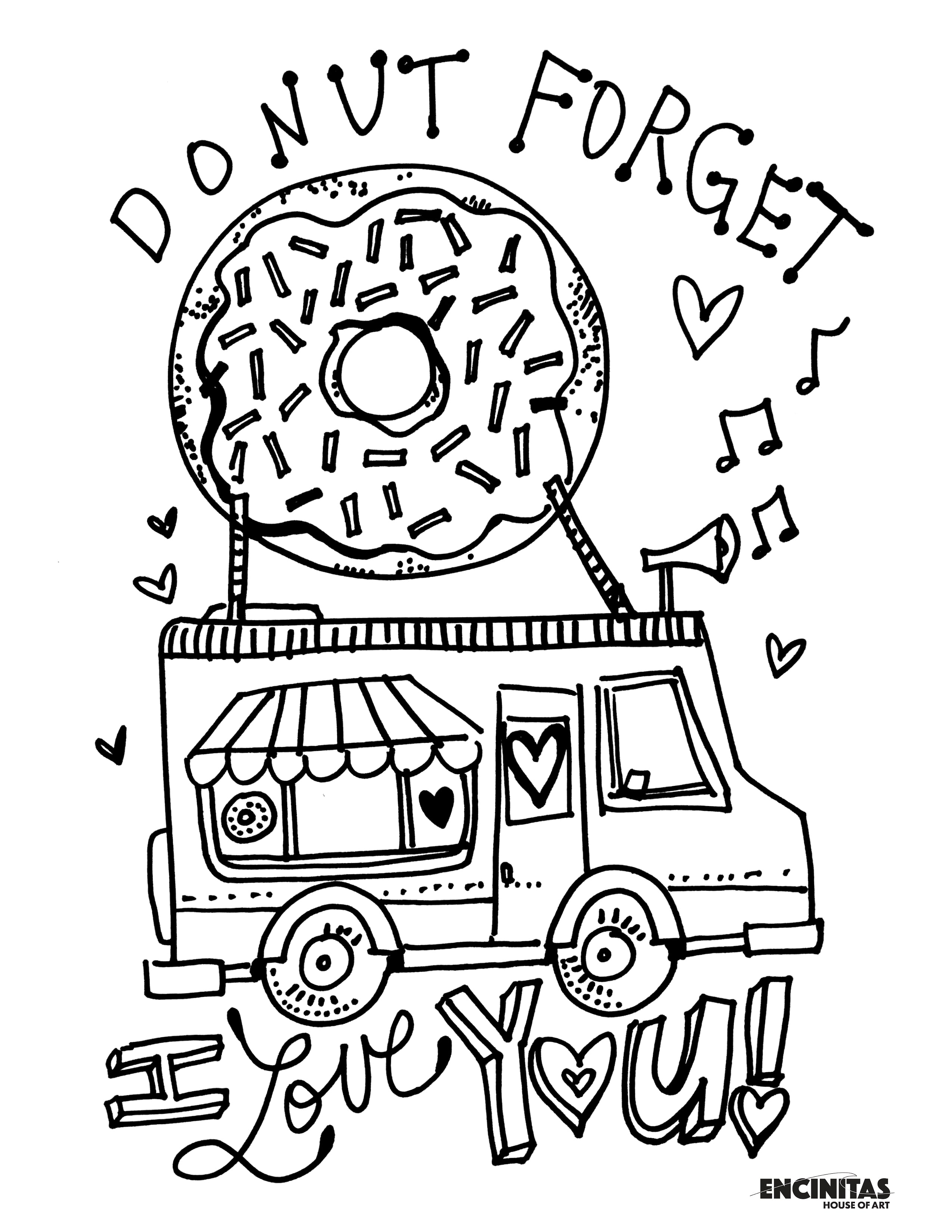 Valentine's Day Coloring Page