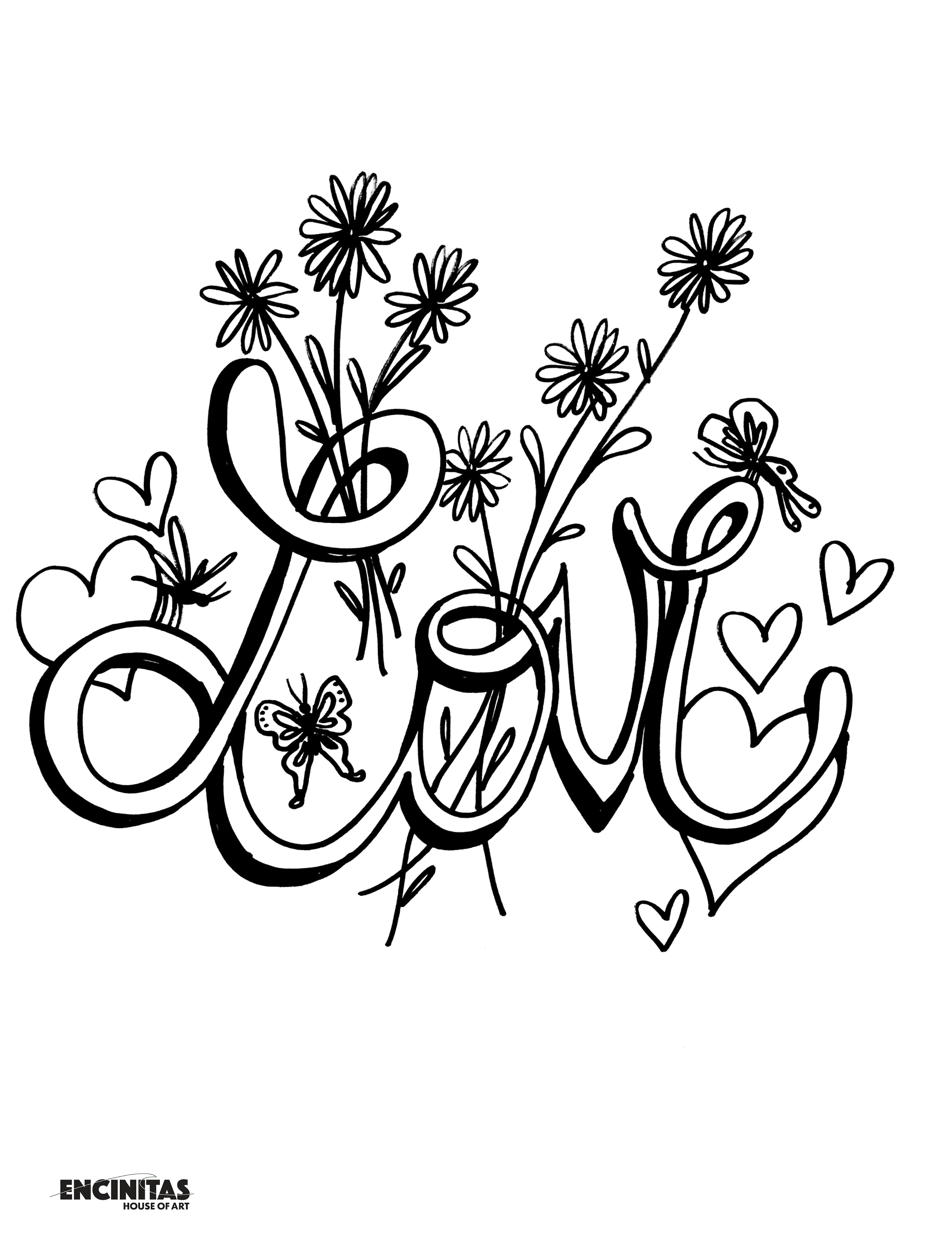 Valentine's Day Coloring Page